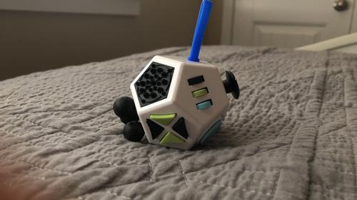 12-Sided Fidget Cube - Reduce Stress & Anxiety, Improve Focus photo review