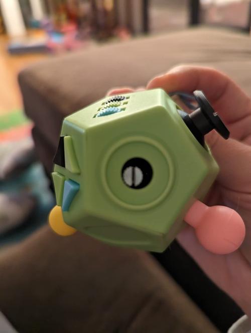 12-Sided Fidget Cube - Reduce Stress & Anxiety, Improve Focus photo review