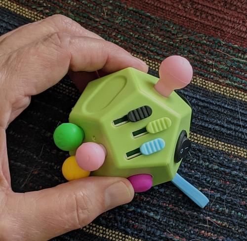 12-Sided Fidget Cube - Reduce Stress & Anxiety, Improve Focus photo review