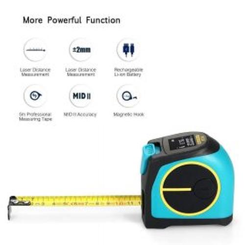 2-In-1 Laser Tape Measure Tool