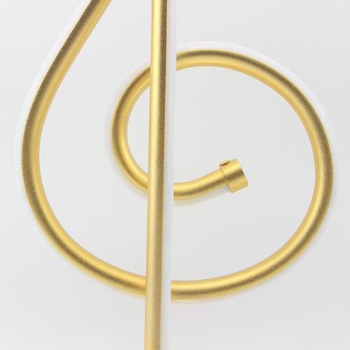 21W Modern Golden Music Note LED Desk Lamp for Bedroom Bedside Night Light