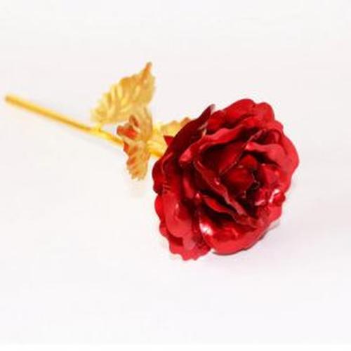 24K Gold Dipped Real Rose With Gift Box