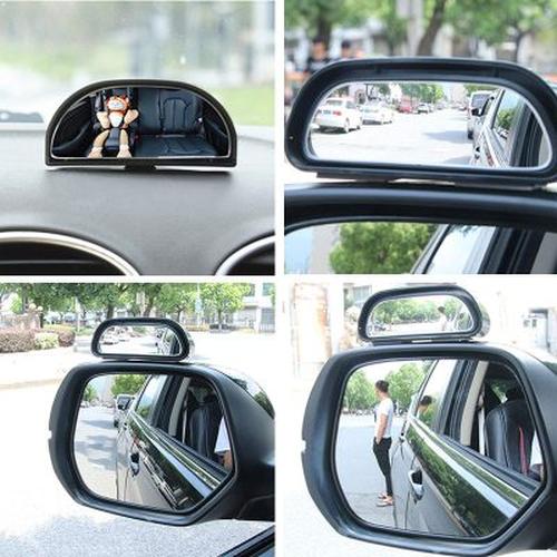 2X Blind Spot Mirror Auto 360° Wide Angle Convex Rear Side View Car Truck Suv