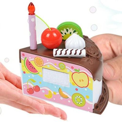 37-Piece Pretend Play Kitchen Toys with Cake Food for Kids