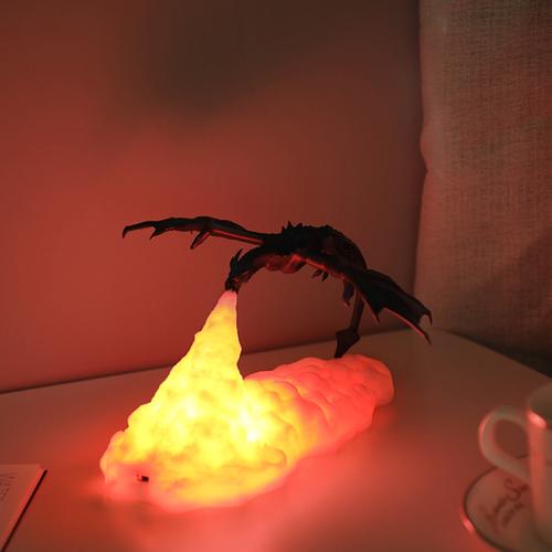 3D Printed Led Dragon Lamps