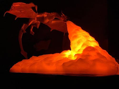 3D Printed Led Dragon Lamps photo review