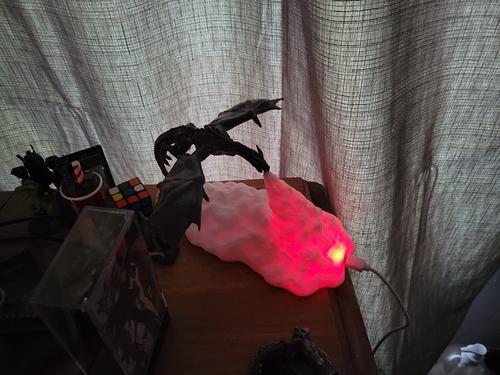 3D Printed Led Dragon Lamps photo review