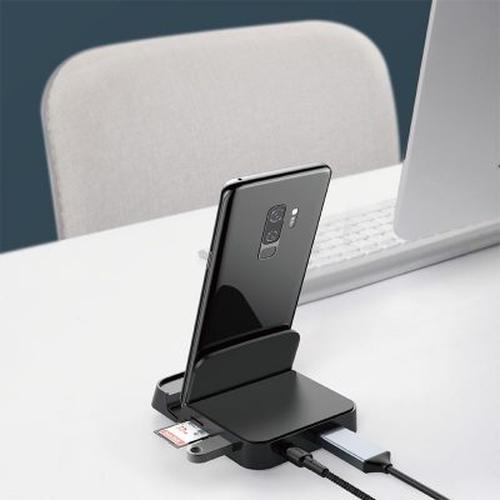 7 In 1 Type-C Phone Hub Docking Dock Station Multi USB C 4K Hdmi Sd Microsd