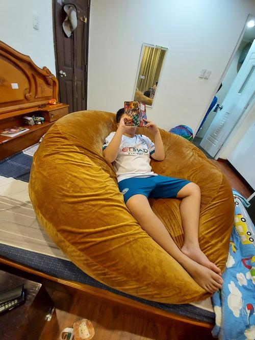 7Ft Oversized Fur Bean Bag Chair Cover photo review