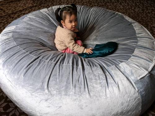 7Ft Oversized Fur Bean Bag Chair Cover photo review