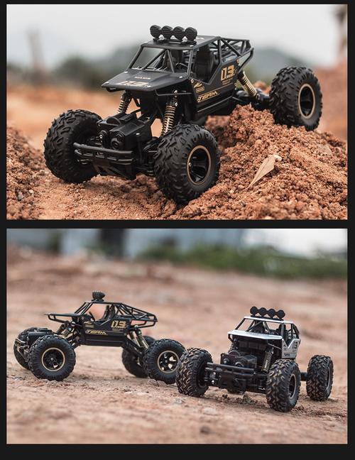 Alloy Climbing Mountain Bigfoot 4WD Remote Control Car Toy Model