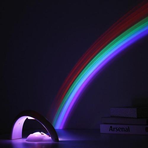 Amazing Rainbow Projector Lamp with Romantic Sky &amp; Colorful Projection