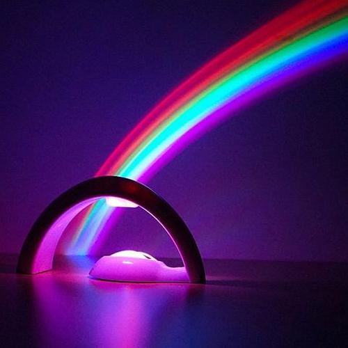 Amazing Rainbow Projector Lamp with Romantic Sky &amp; Colorful Projection