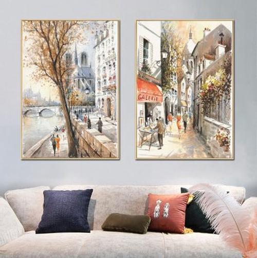 Art Print Paintings, Simple Living Room Wall Pictures