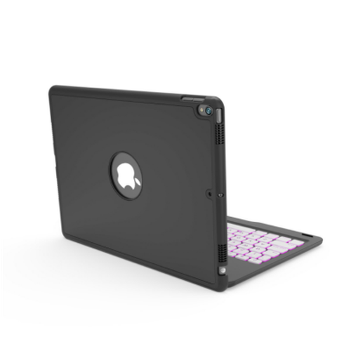 Backlit Bluetooth Keyboard 360 Rotatable iPad Case for Apple Aluminium