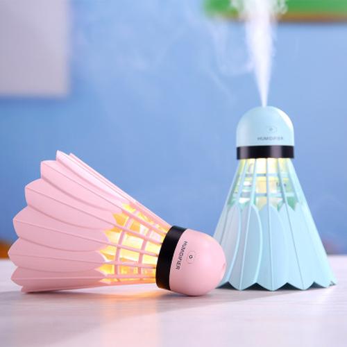 Badminton Humidifier &amp; Nightlight: Freshen Air, Relieve Stress