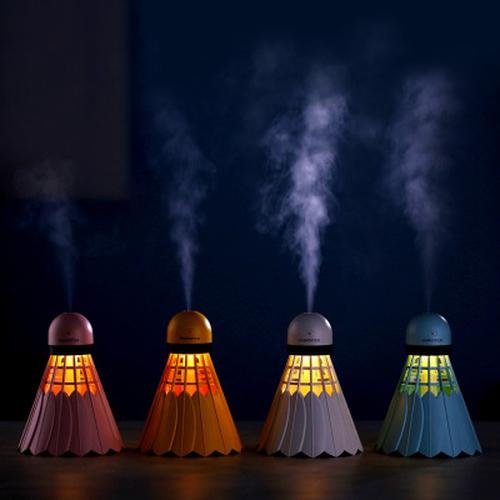 Badminton Humidifier &amp; Nightlight: Freshen Air, Relieve Stress