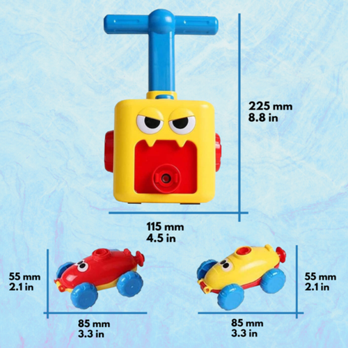 Balloon Powered Car Balloon Launcher Toy