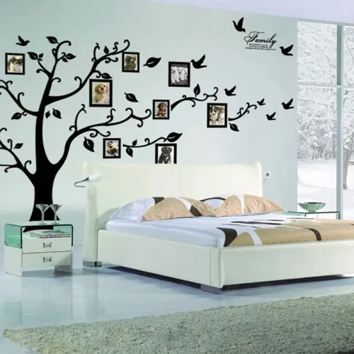 Black 3D DIY Photo Tree Wall Sticker Family Wall Decals Mural Art Home Decor