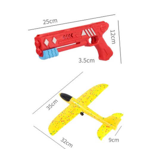 Catapult Plane Toy, Foam Airplane Launcher For Kids Gift Present