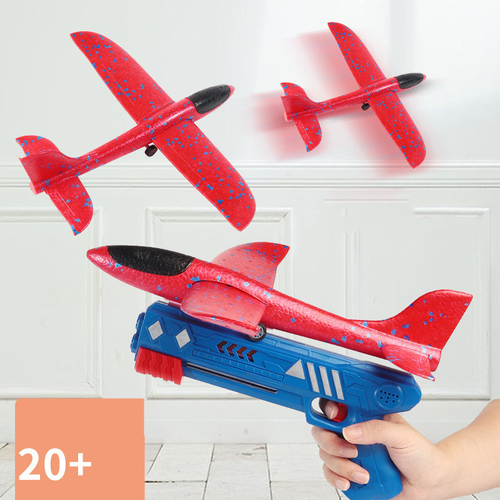 Catapult Plane Toy, Foam Airplane Launcher For Kids Gift Present