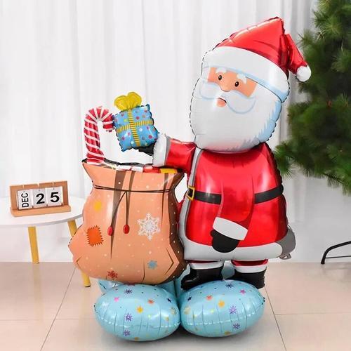 Christmas Decorations: Standing Snowman, Santa Claus Balloon, Xmas Nutcracker Soldier Ball, and More