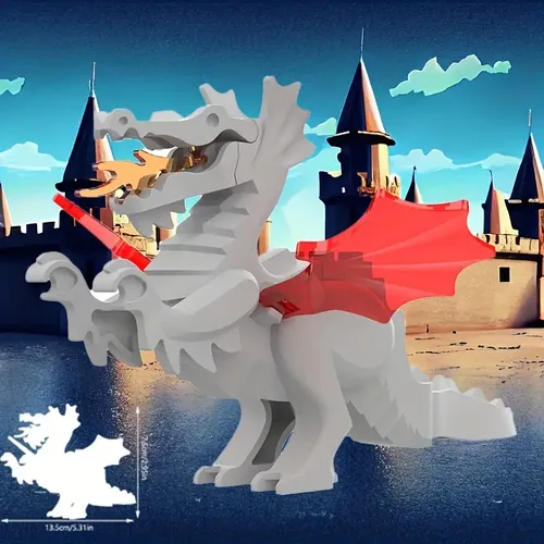 Creative Medieval Dragon  Figures Building Blocks Bricks Collection  Toys For Children