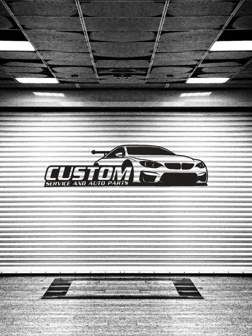 Custom Car Decals for Garage Wall Art - Vinyl Stickers