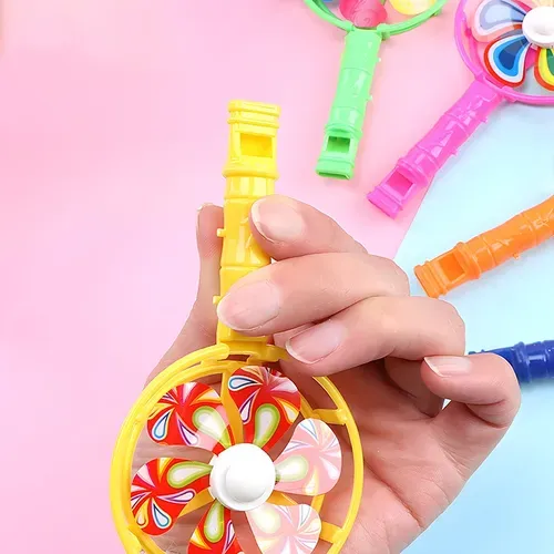 Cute Whistle Windmill Noise Makers for Kids Party Favors