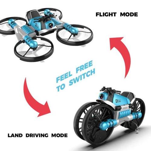 Deformation Quadcopter Motorcycle RC Drone 2.4G WiFi Camera