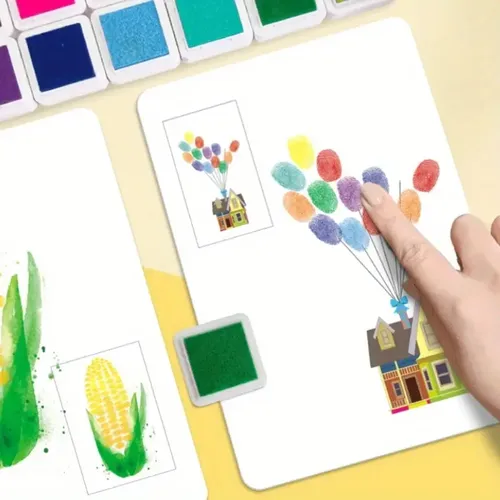 DIY Finger Painting Toys for Kids - Early Educational Coloring Book