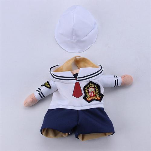 Dog Sailor Costume, Fashion Minimalist Cats And Dogs Pet Clothing