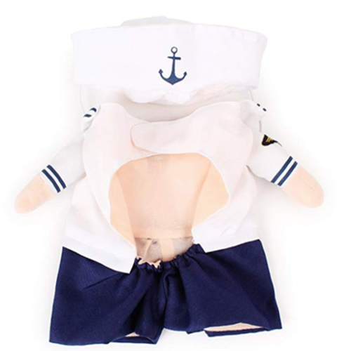 Dog Sailor Costume, Fashion Minimalist Cats And Dogs Pet Clothing