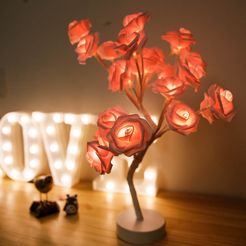 Enchanted Rose Tree Lamp