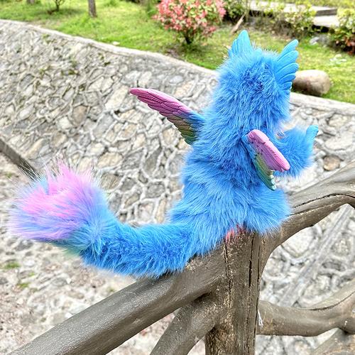 Fantasy Creature Horned Dragon Fantasy Dragon Plush Birthday Gift