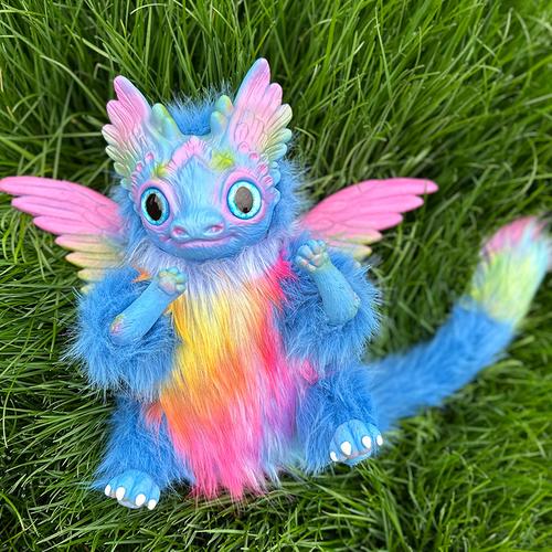 Fantasy Creature Horned Dragon Fantasy Dragon Plush Birthday Gift