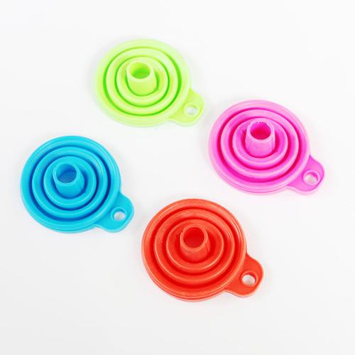 Foldable Silicone Collapsible Funnel for Kitchen Water Bottle Transfer