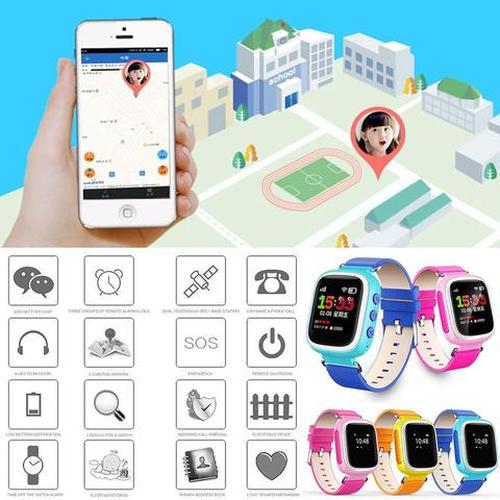 Gps Children Kids Smart Wrist Watch