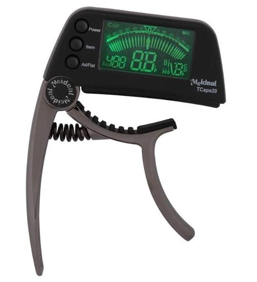 Guitar Capo With Built-In Tuner