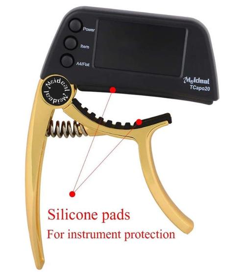 Guitar Capo With Built-In Tuner