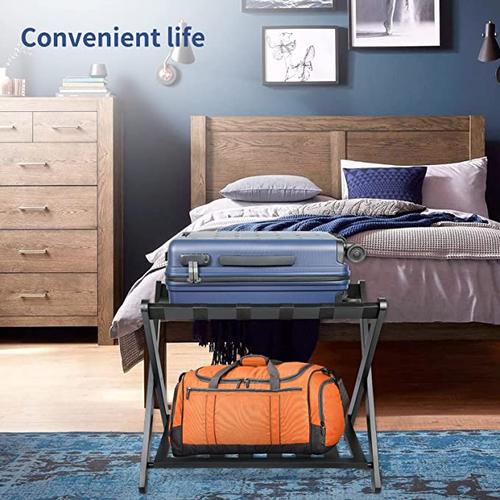 Heavy Duty Large Folding Luggage Holder Rack