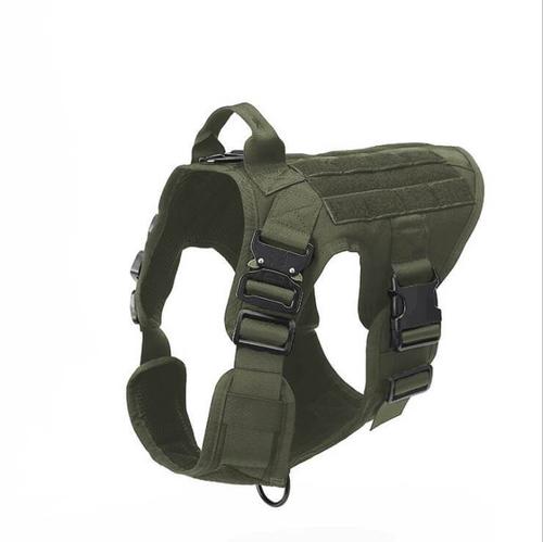 Ihrtrade Tactical Dog Harness For Large Dogs With Handle And Molle &amp; Loop Panels