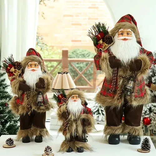 Large Santa Claus Christmas Decorations for Home - Happy New Year