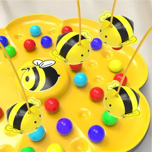 Little Bumblebee Interactive Fishing Board Game for Kids - Educational &amp; Fun