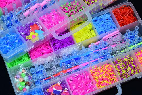 Loom Bands DIY Tool Kit for Girls - Weave Bracelets, Toys for Kids