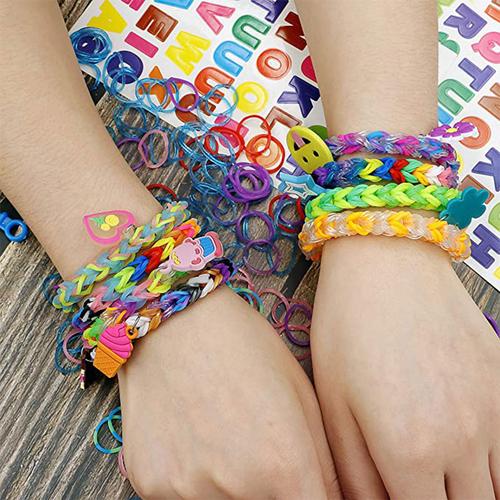 Loom Bands DIY Tool Kit for Girls - Weave Bracelets, Toys for Kids