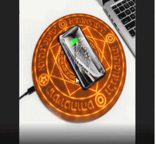 Magic Array Spell Circle Fast Charging Wireless Mobile Phone Charger