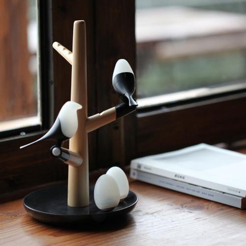 Magnetic Levitation Atmosphere Light with Wireless Charging - Bird's Lamp