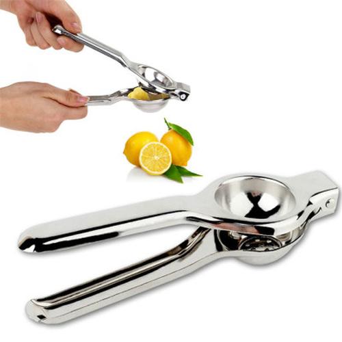 Metal Lemon Manual Juicer - Stainless Steel Fresh Fruit Tool for Kitchen