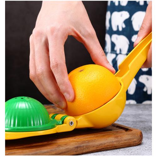 Metal Lemon Manual Juicer - Stainless Steel Fresh Fruit Tool for Kitchen